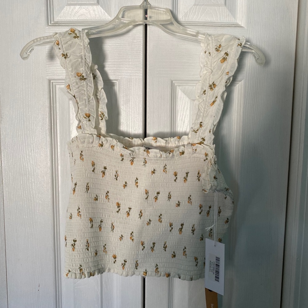 Smocked Reformation Crop Top